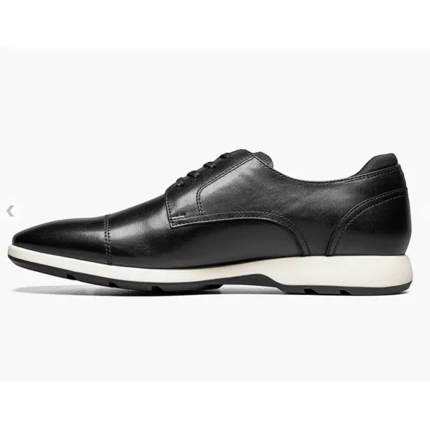 Florsheim Transit Cap Toe Oxford Black Shoe