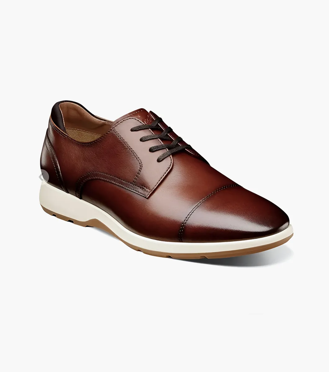 Florsheim Transit Cap Toe Oxford Cognac Shoe