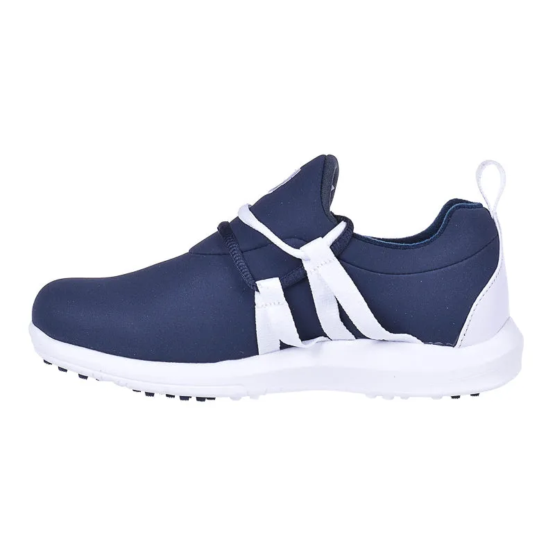 FOOTJOY Leisure Slip On Women's Spikeless Shoes (Navy/White)