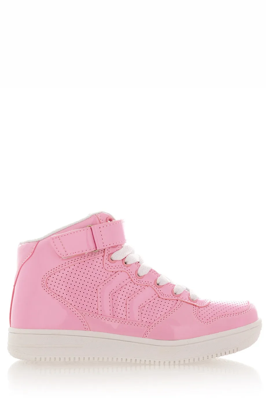 FREDDIE Pink Patent Sneakers