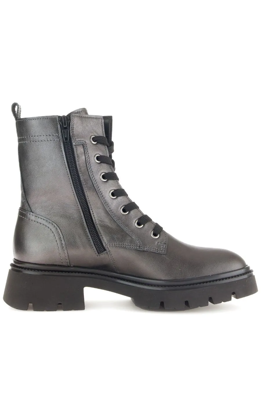 Gabor Biker Boot in Silver