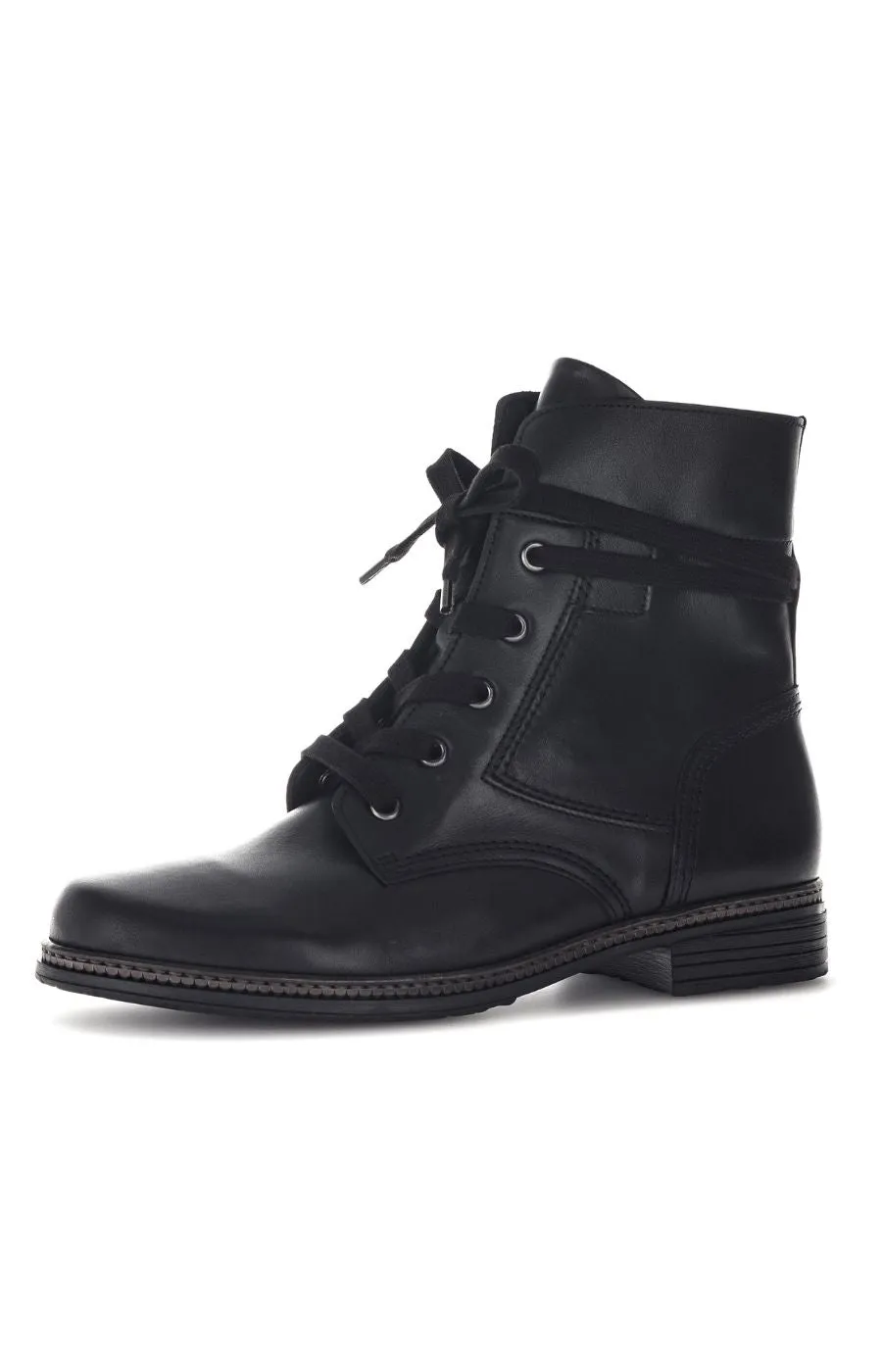 Gabor Lace-Up Boot in Black