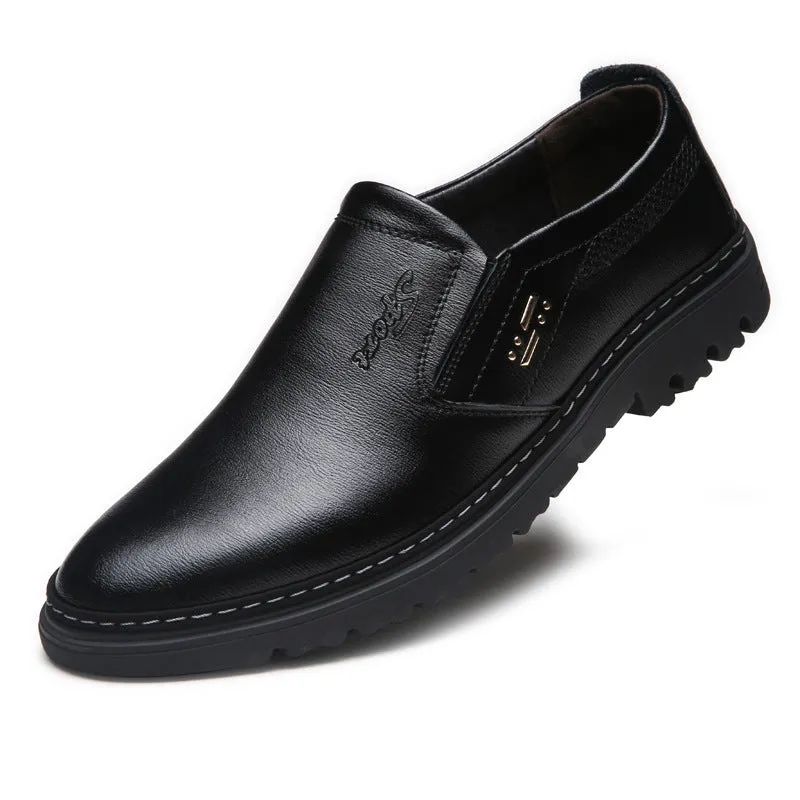 Genuine Leather Men Casual Shoes Spring Autumn Breathable