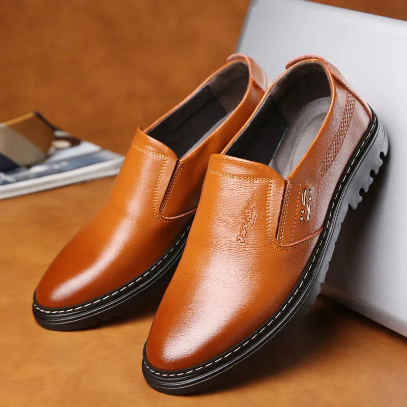 Genuine Leather Men Casual Shoes Spring Autumn Breathable