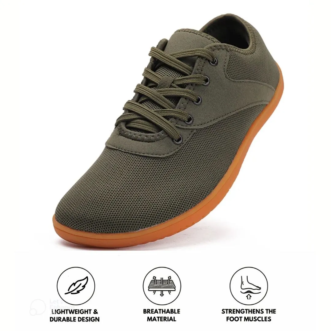 GRW Ortho Barefoot Men Shoes | Healthy Feet, Zero Drop Heel Casual Shoes