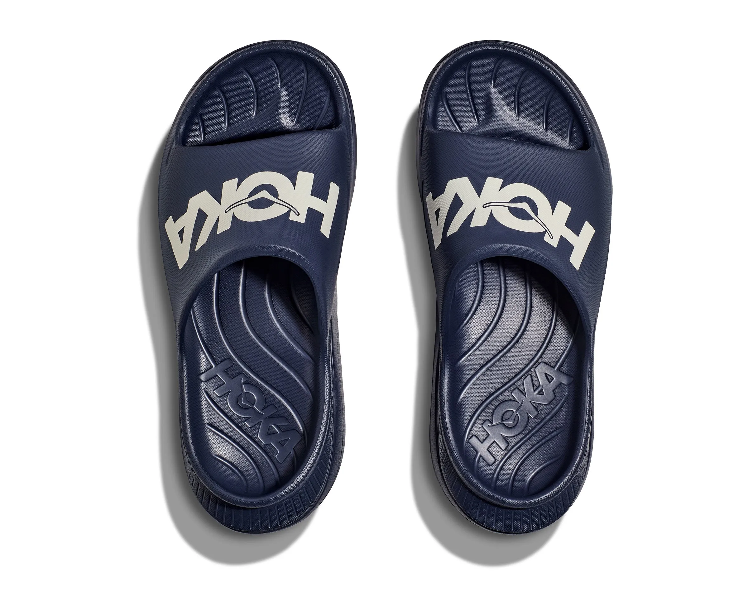 HOKA ORA ATHLETIC SLIDE 恢復拖鞋 海軍藍/白 UNISEX 1155154VYN