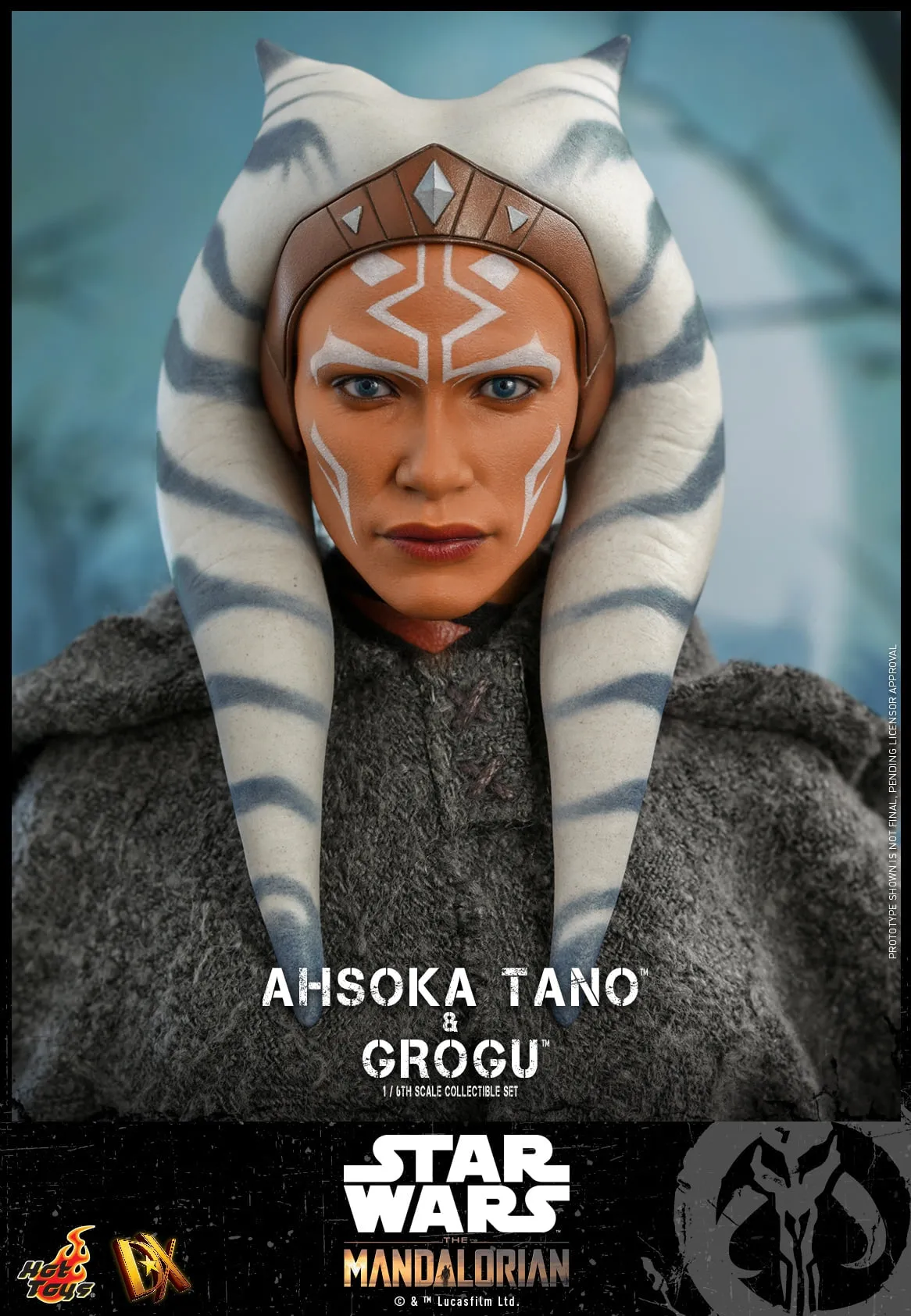 Hot Toys - DX21 - Star Wars™ The Mandalorian™ - 1/6th scale Ahsoka Tano™ & Grogu™ Collectible Set