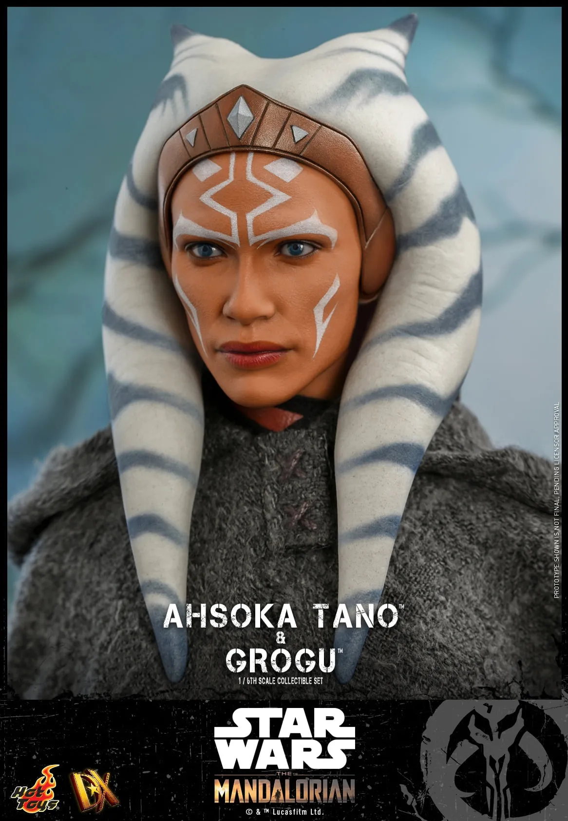 Hot Toys - DX21 - Star Wars™ The Mandalorian™ - 1/6th scale Ahsoka Tano™ & Grogu™ Collectible Set