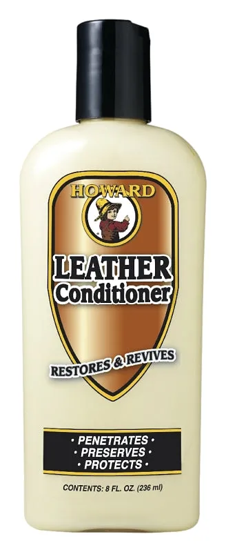 Howard LC0008 Leather Conditioner, 8 oz, Paste, Characteristic :EA: QUANTITY: 1