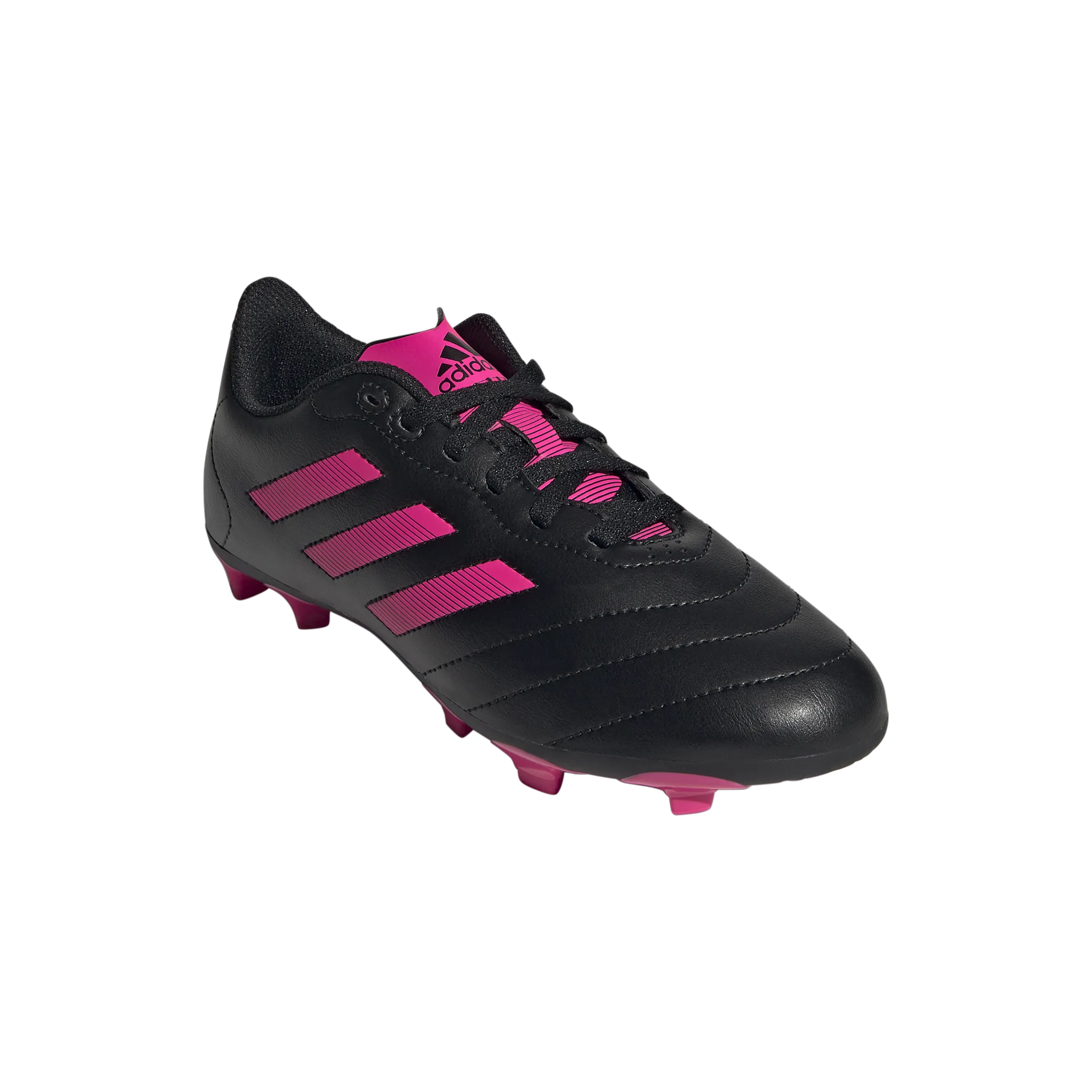 JR Goletto VIII Firm Ground Soccer Boots - Black/Pink