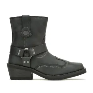 Korsen Short Zippered Harness Square Toe Boots