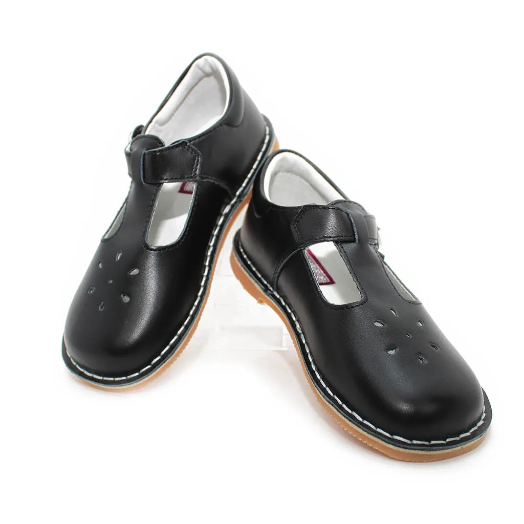 L'Amour School Uniform Shoe Black Toddlers Kids Girls - Kids Shoes