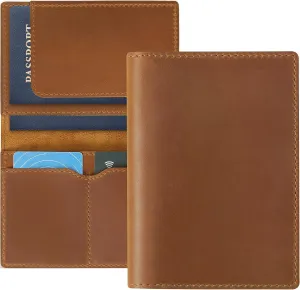 Leather Passport Holder, Passport Travel Wallet