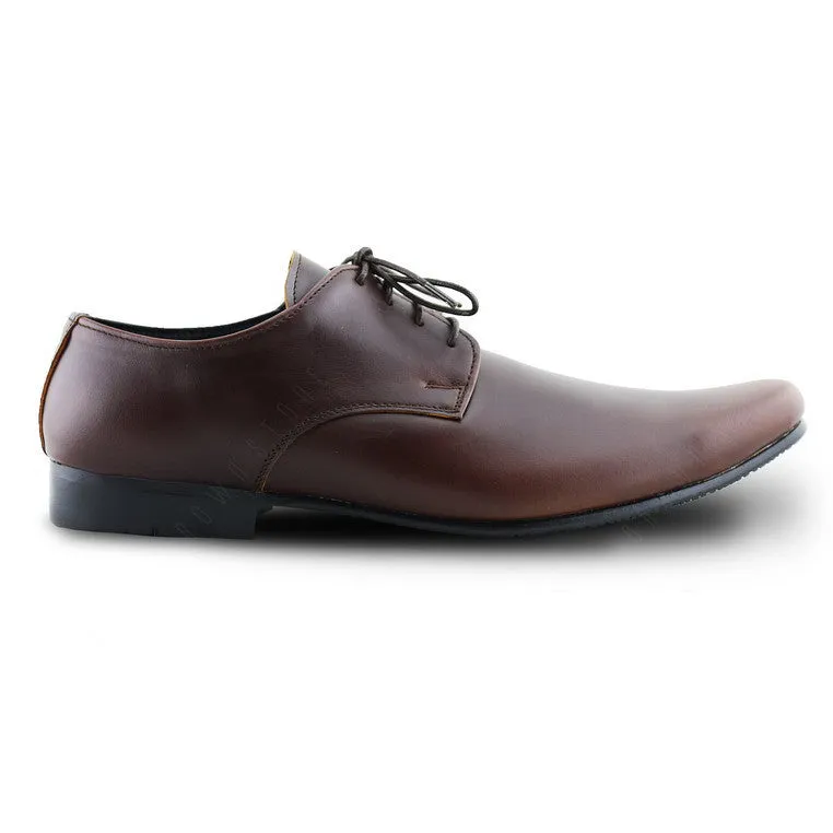 Leather Shoes Clever Classy Oil Tanned Brandy Brown