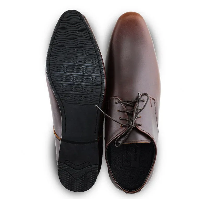 Leather Shoes Clever Classy Oil Tanned Brandy Brown