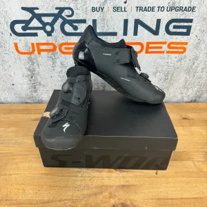 Light Wear! Specialized S-Works Ares Wide EU 45 Black Men's Cycling Shoes 534g