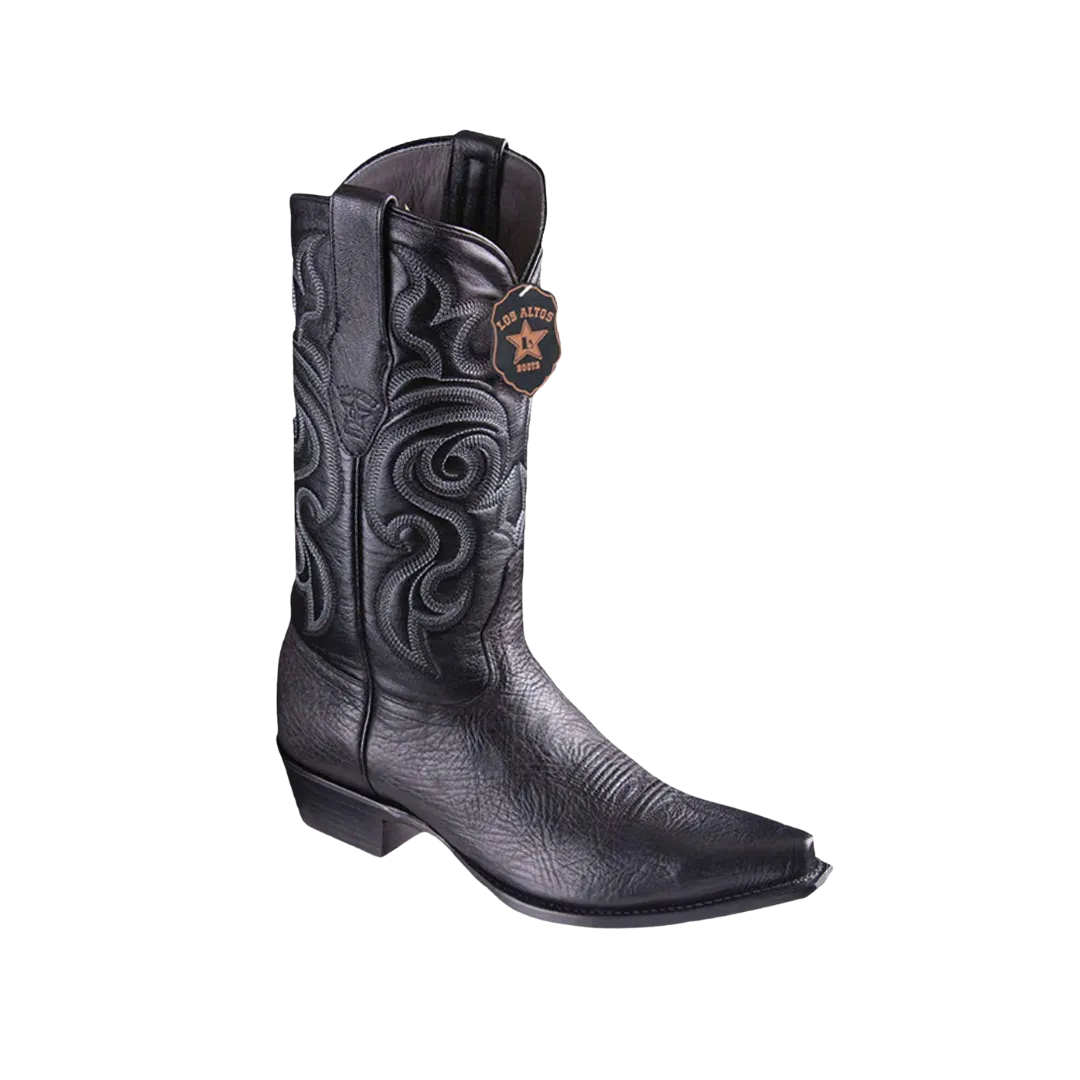 Los Altos Men's Lizard Teju Cowboy Grey Boots