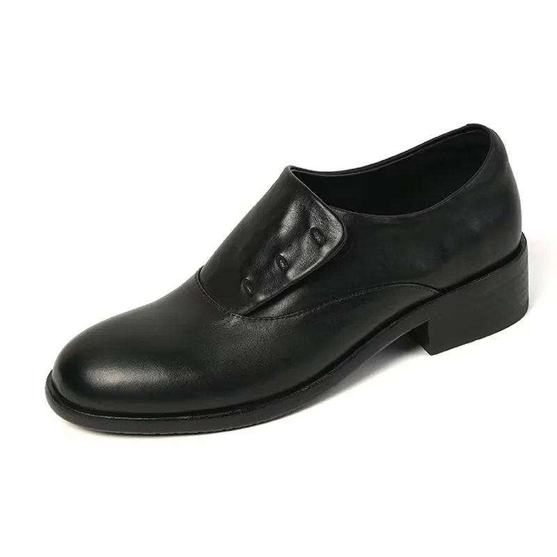 LuxeLeather Slip On Pumps