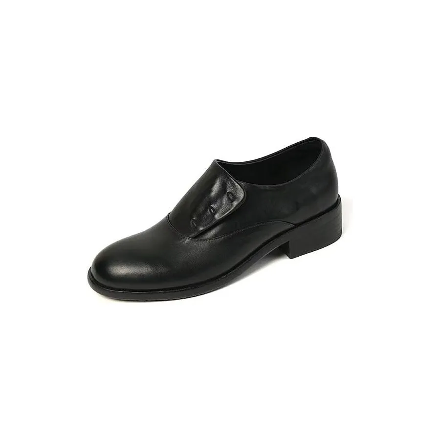 LuxeLeather Slip On Pumps