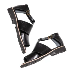 Mafe Black Sandals