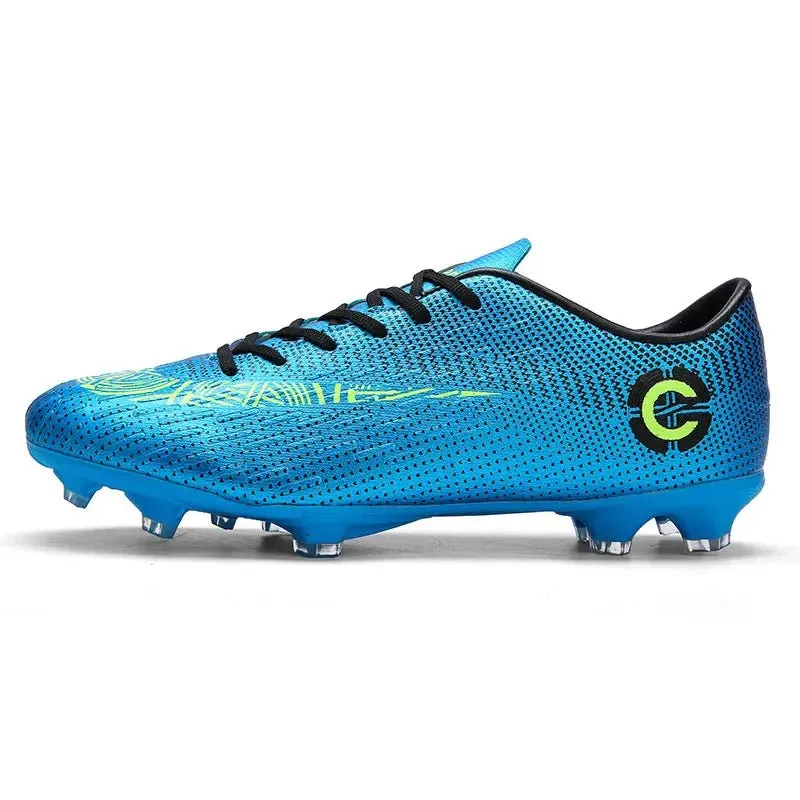 Men Cleats Sports Football Boots and Kids Soccer Shoes