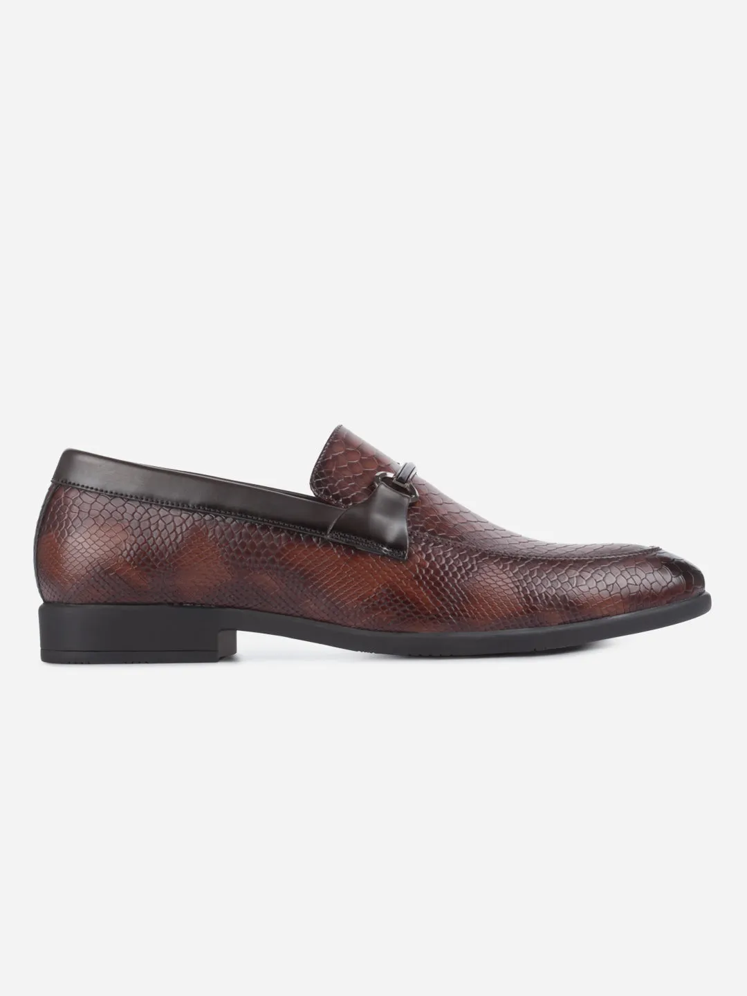 Men's Brown Semi Fomal Formal Slip On (IX1087)