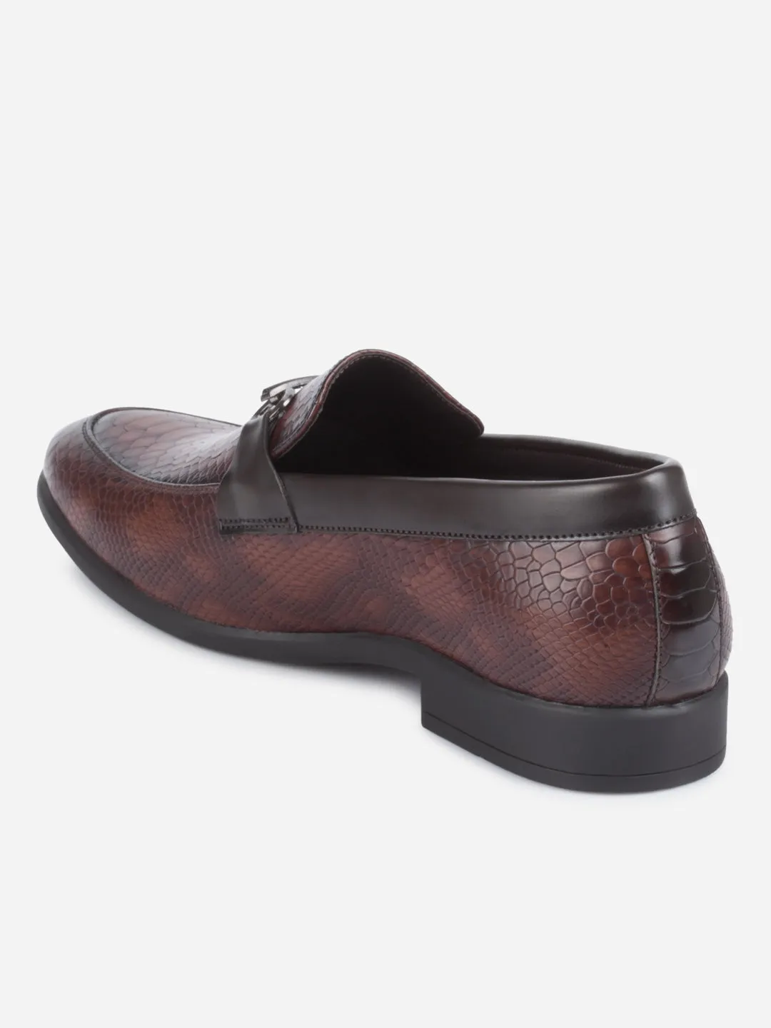 Men's Brown Semi Fomal Formal Slip On (IX1087)