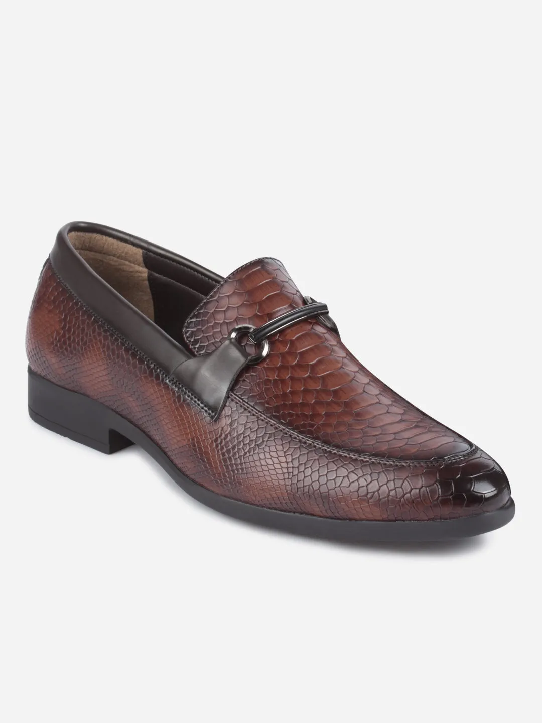 Men's Brown Semi Fomal Formal Slip On (IX1087)