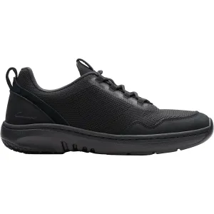 Men's Clarks Pro Knit SR Black Mesh