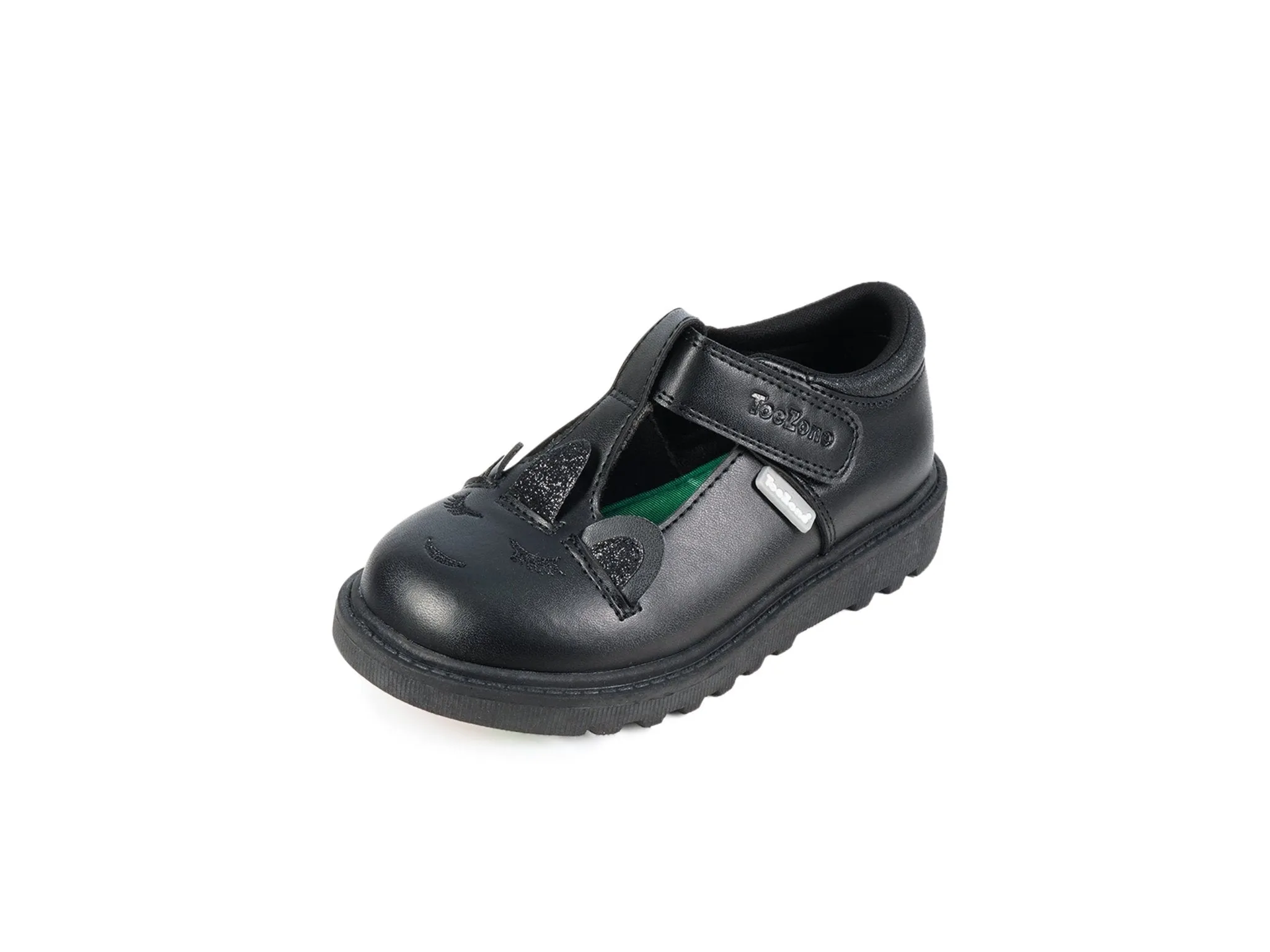 MOON - Vegan Unicorn T-Bar School Shoes