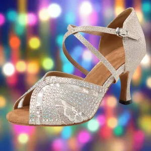 NATASHA Latin Dance Shoes for Women – Reese Performance Heels, 5-10cm Heel Height, Perfect for Dance Party & Performance