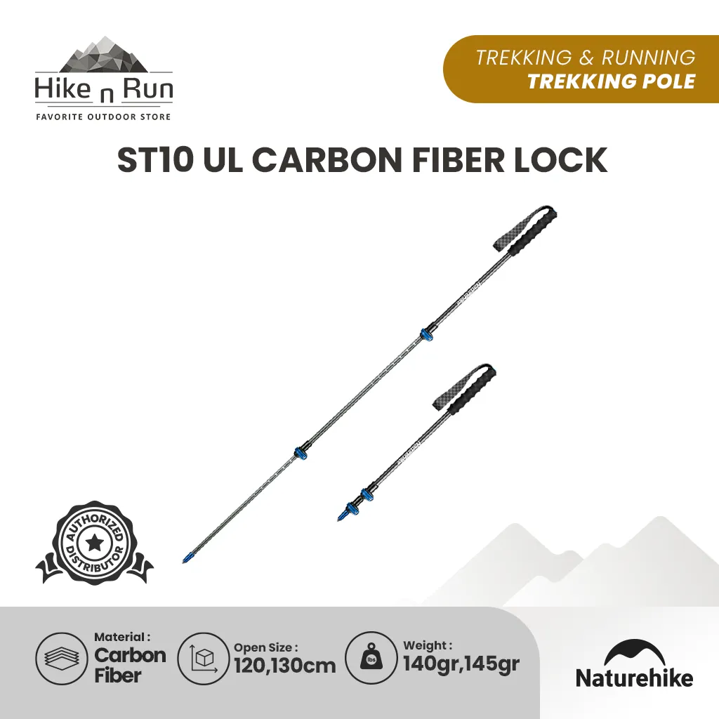 Naturehike ST10 Ultralight Carbon Trekking Pole NH19S010-T