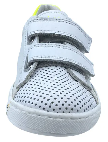 Naturino Boy's and Girl's Arlon Star Fashion Sneakers, Bianco/Giallo