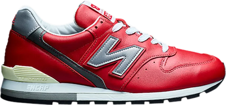 New Balance 996 'Smooth Leather Red' sneakers, red