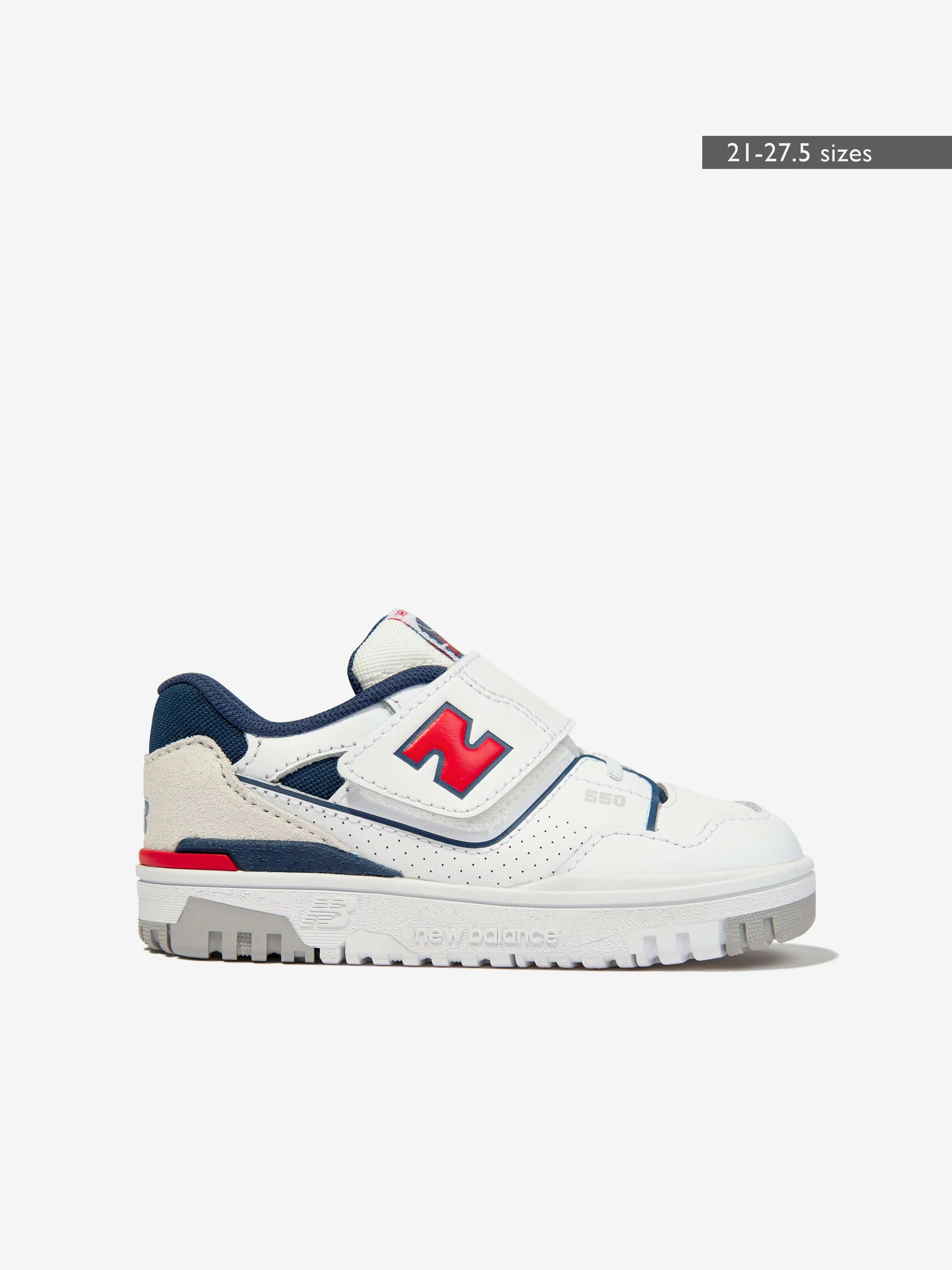 New Balance Kids B550 Trainers in White