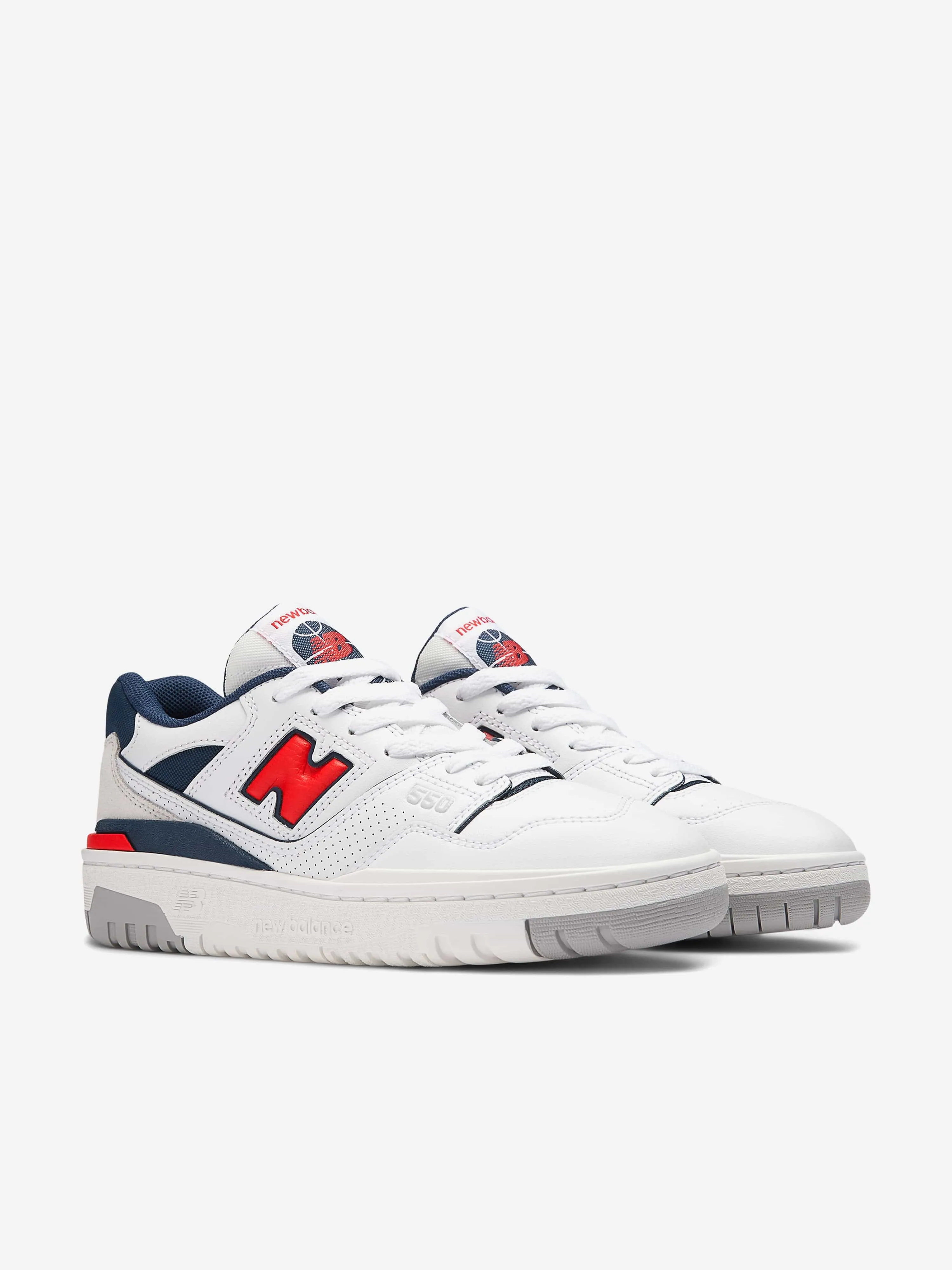 New Balance Kids B550 Trainers in White