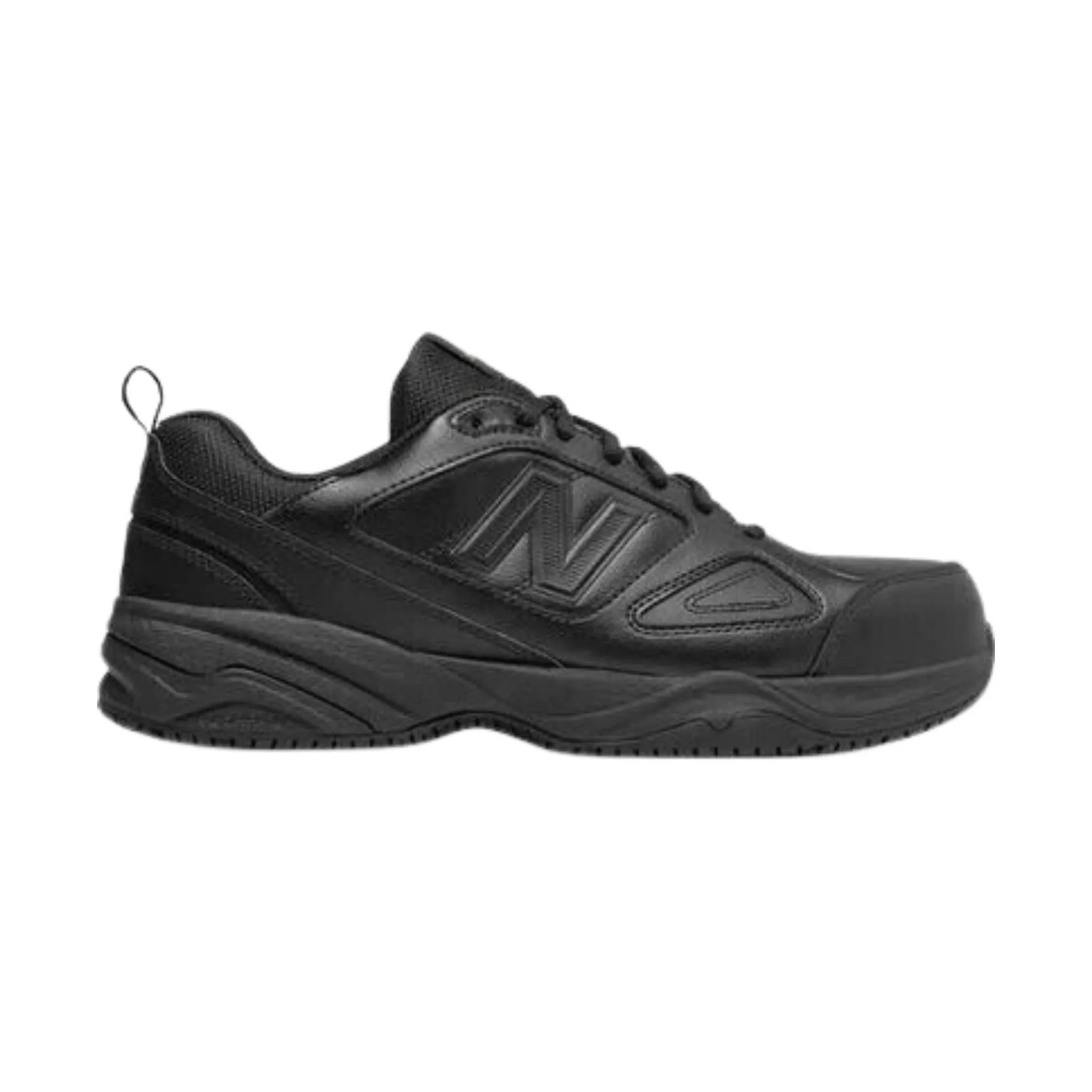 New Balance Men's 627v2 Steel Toe Static Dissipative Leather Athletic Work Shoes - Black - ONLINE STORE CREDIT/EXCHANGE ONLY