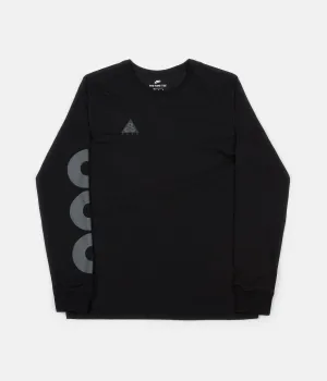 Nike ACG Long Sleeve T-Shirt - Black / Black