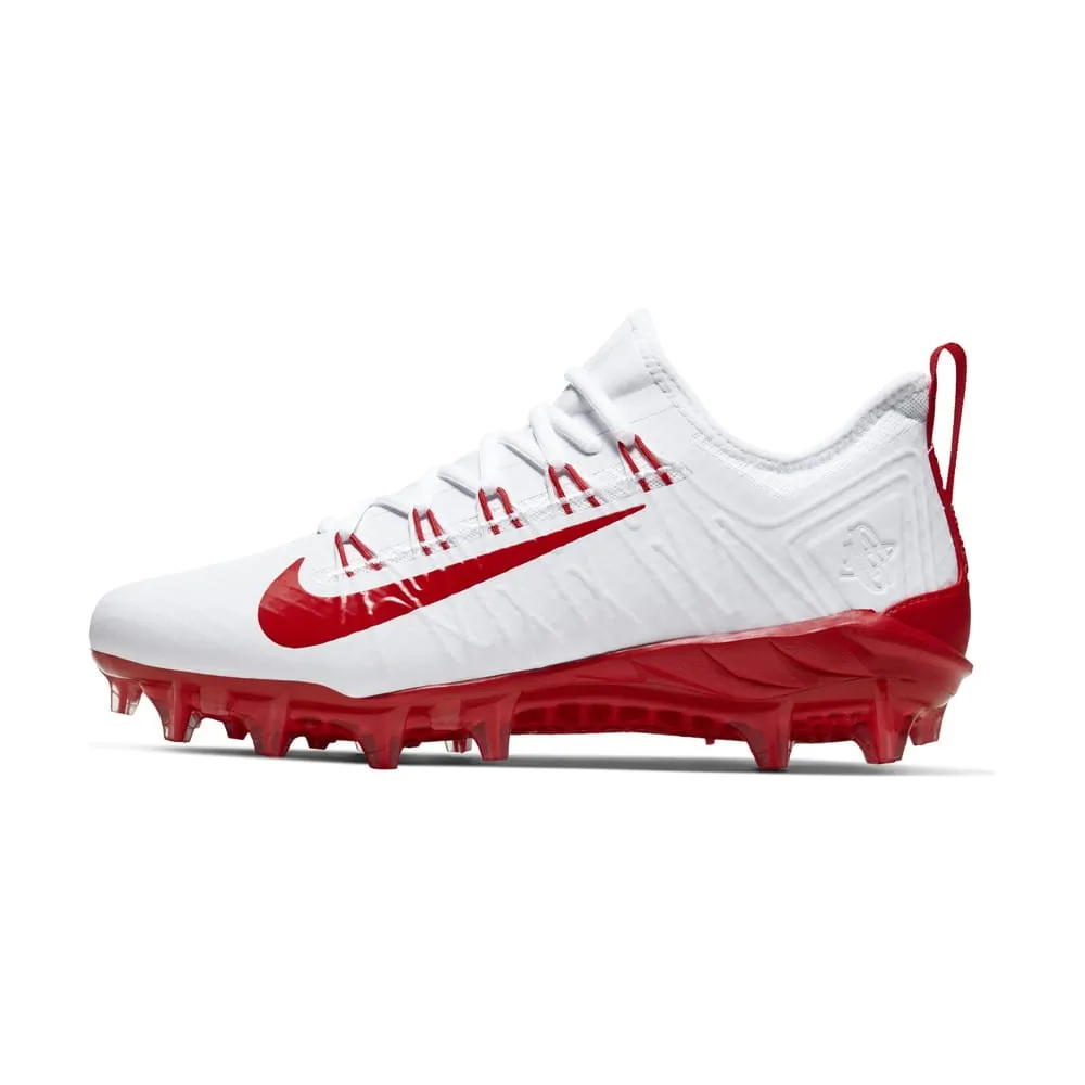 Nike Alpha Huarache 7 Pro White/Red Lacrosse Cleats