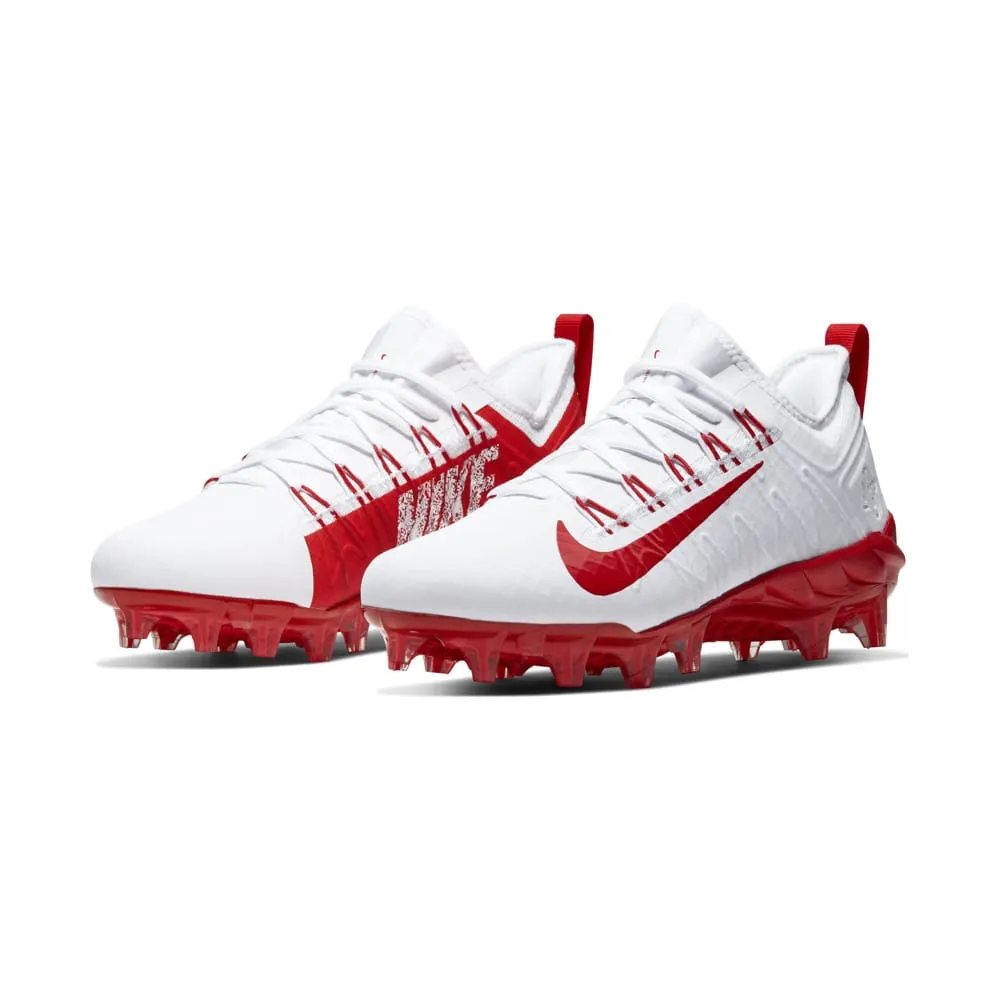 Nike Alpha Huarache 7 Pro White/Red Lacrosse Cleats