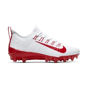 Nike Alpha Huarache 7 Pro White/Red Lacrosse Cleats