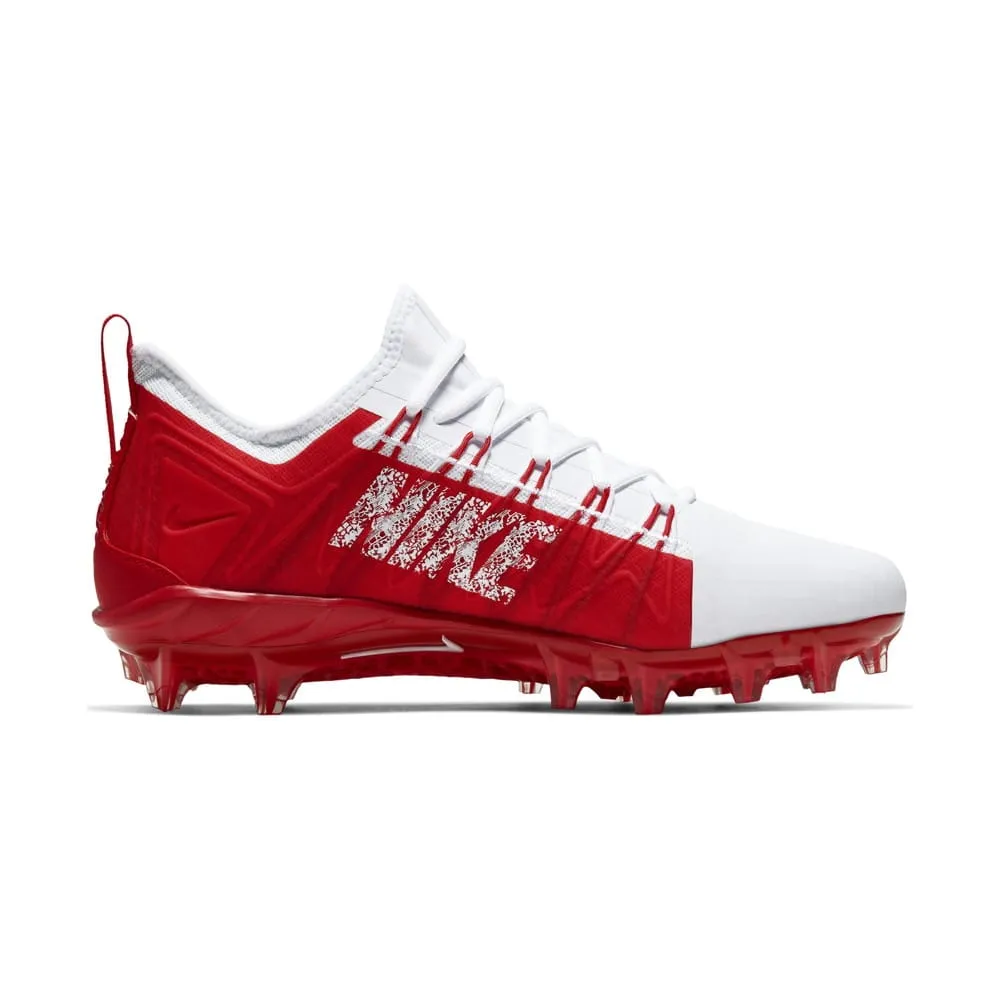 Nike Alpha Huarache 7 Pro White/Red Lacrosse Cleats