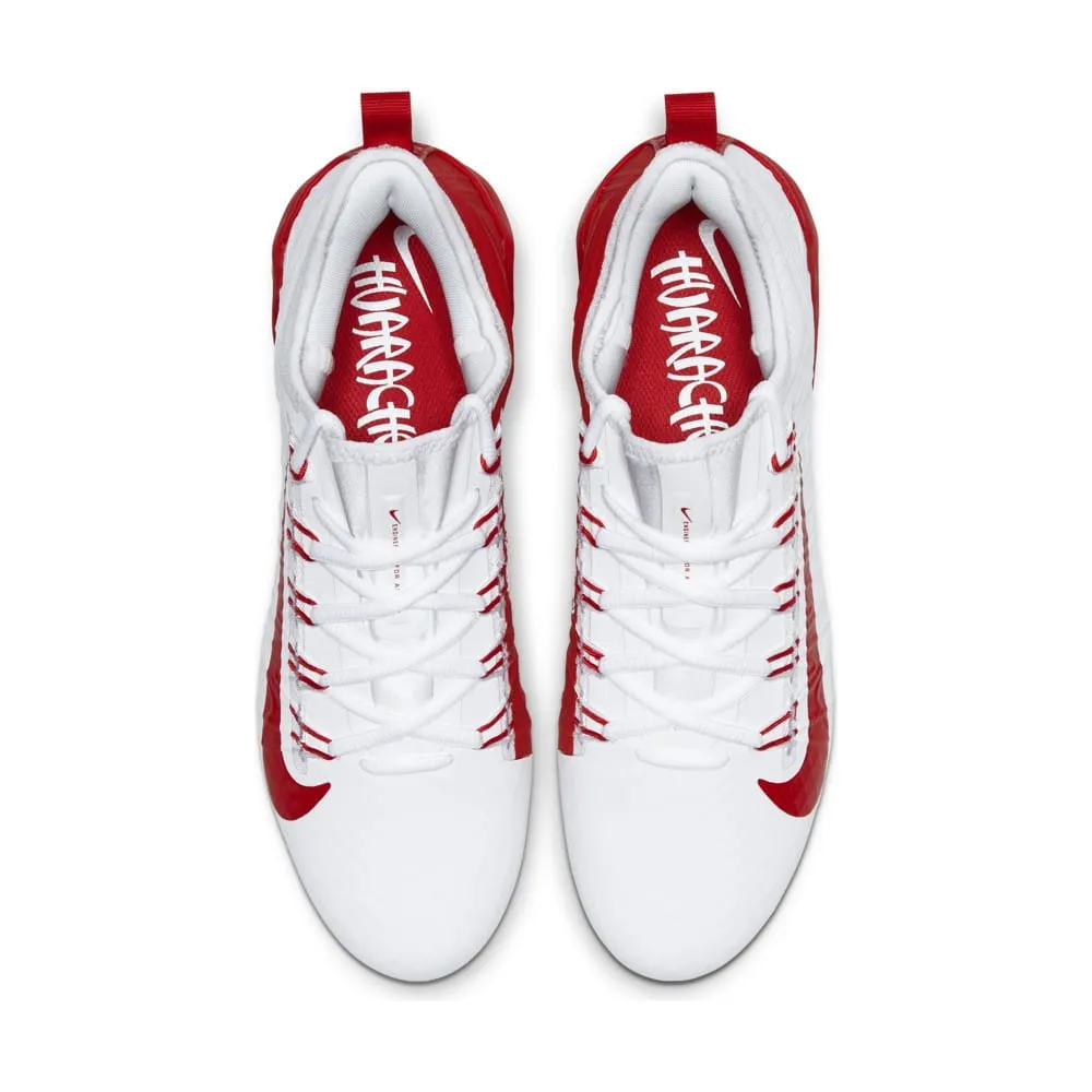 Nike Alpha Huarache 7 Pro White/Red Lacrosse Cleats