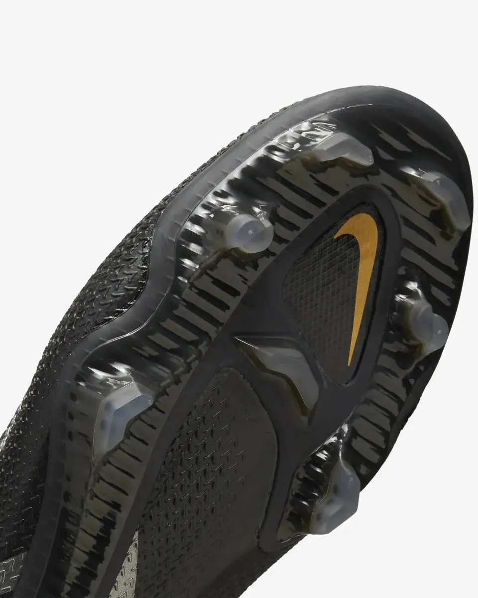 Nike Phantom GT2 Elite DF FG - Black-Dark Grey-Gold