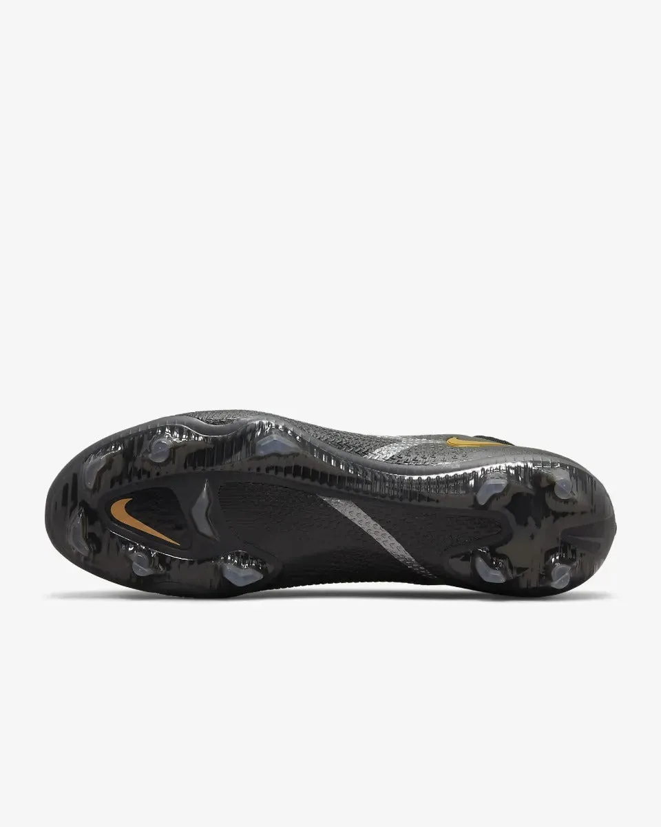 Nike Phantom GT2 Elite DF FG - Black-Dark Grey-Gold