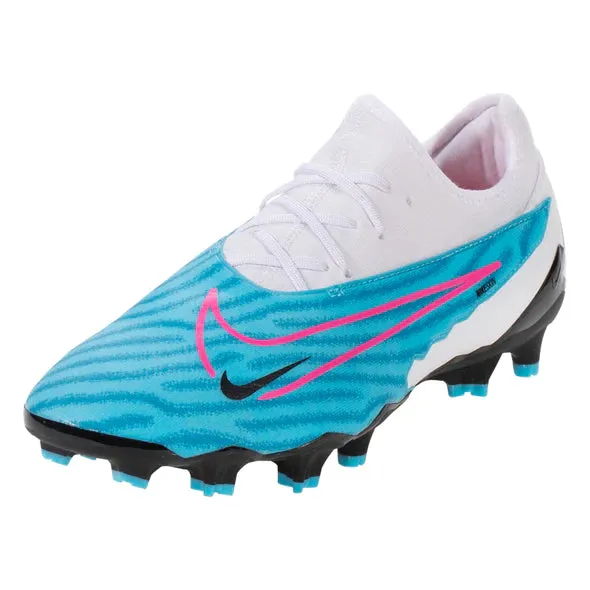 Nike Phantom GX Pro FG-BLACK/SUMMIT WHITE-BALTIC BLUE/PINK BLAST-WHITE-LASER BLUE