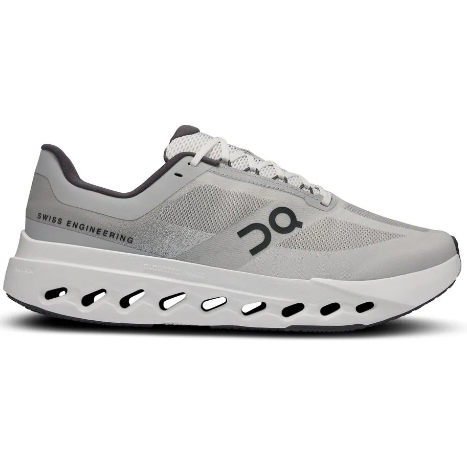 On Men's Cloudsurfer Next Running Shoes Glacier / White