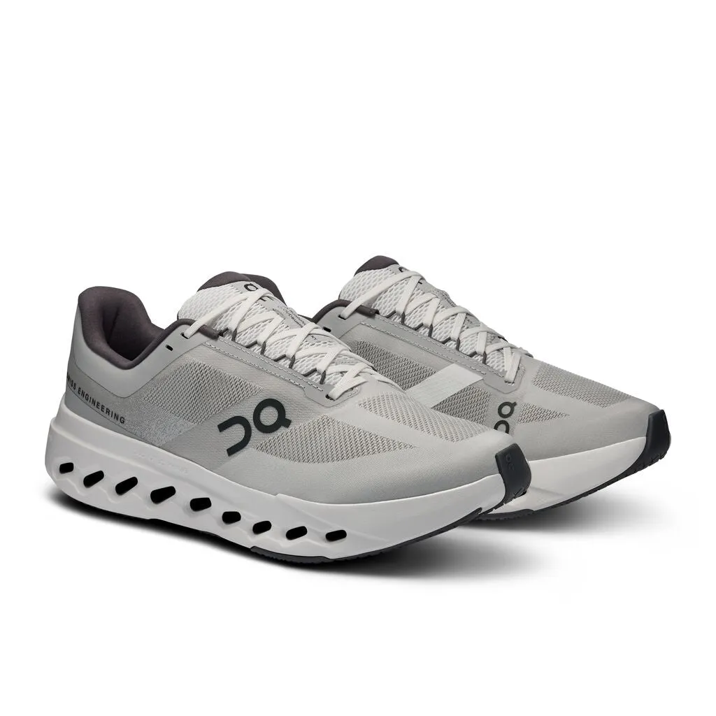 On Men's Cloudsurfer Next Running Shoes Glacier / White