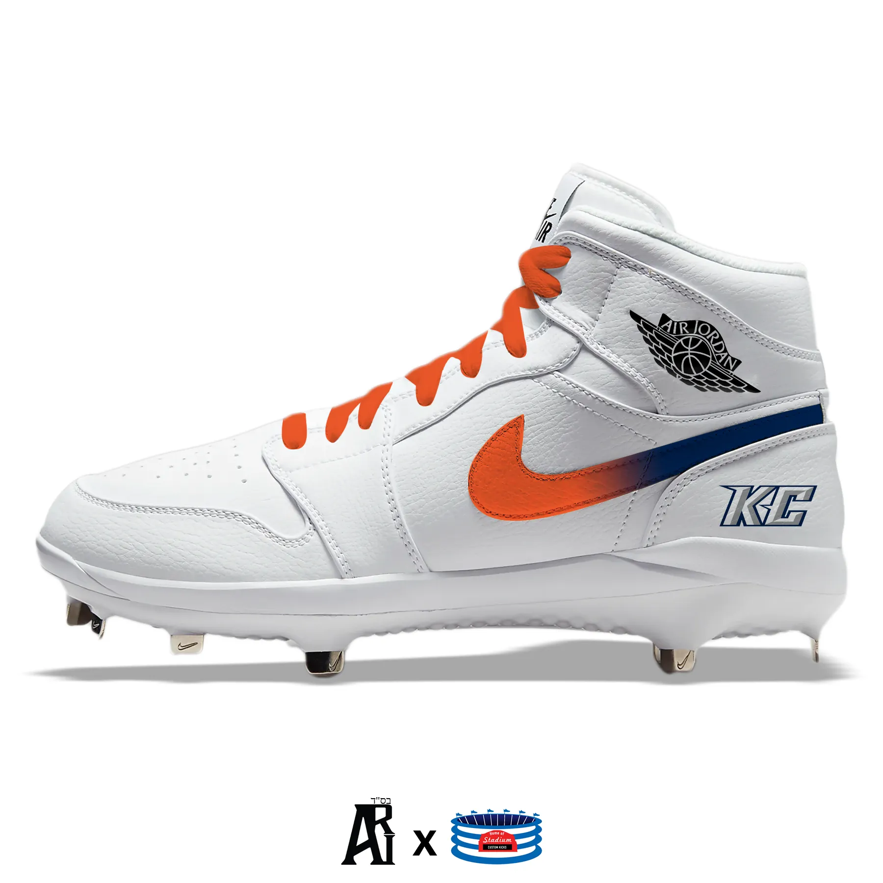 "Keystone College" Jordan 1 Retro Cleats