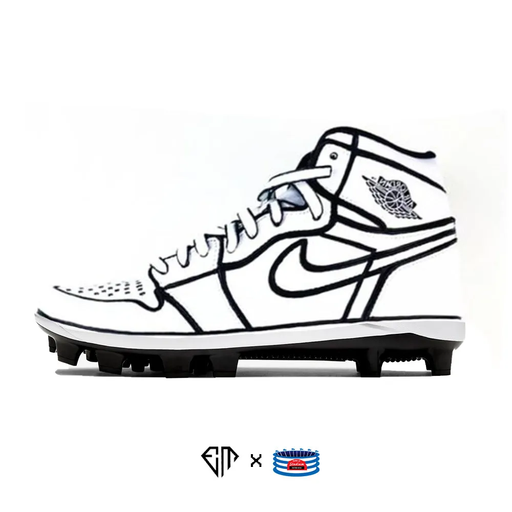 "Lines" Jordan 1 Retro Cleats